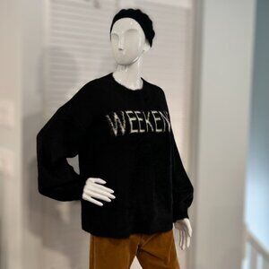 NWT Hem  Thread Fuzzy Knit Sweater